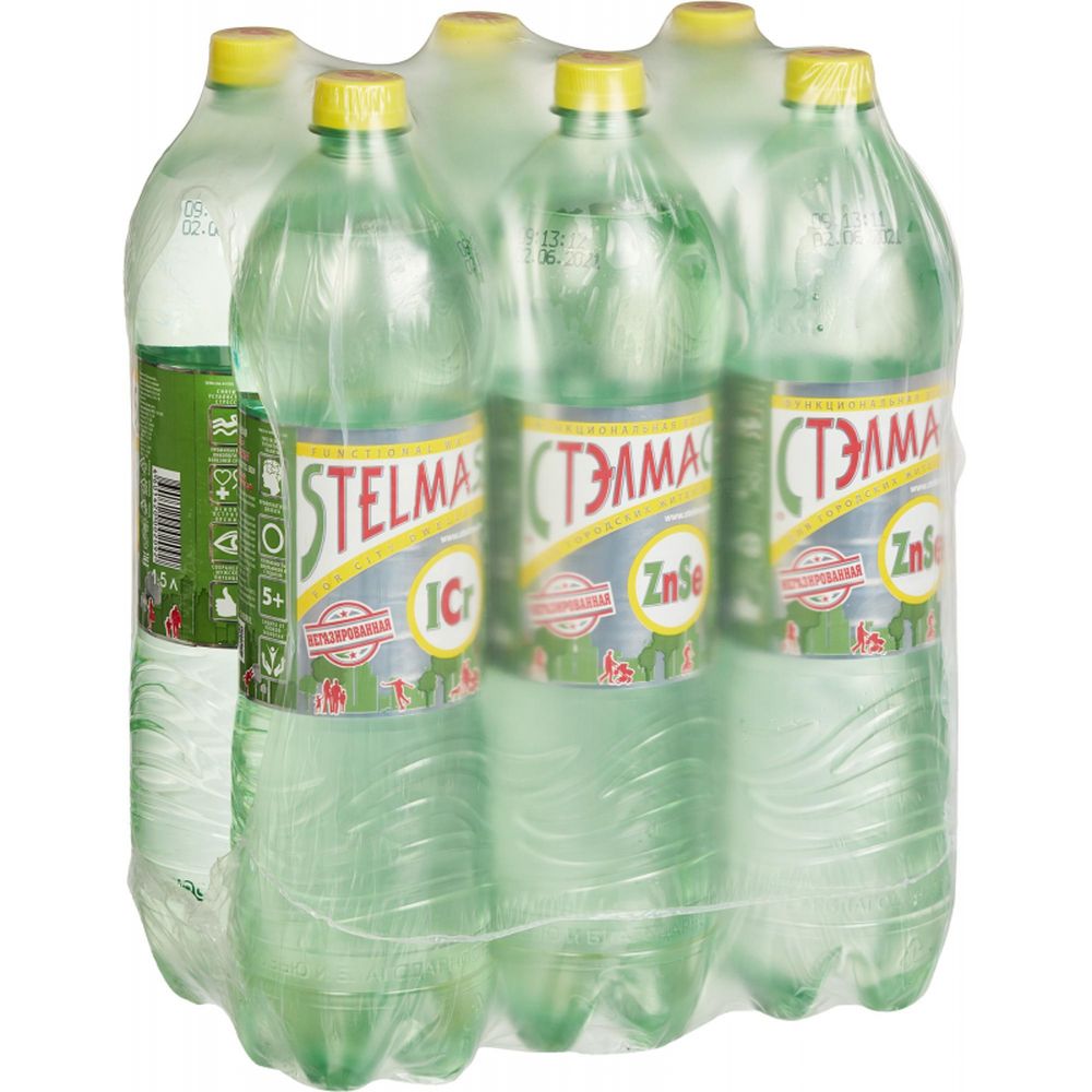 Вода питьевая Стэлмас негаз 1,5л.