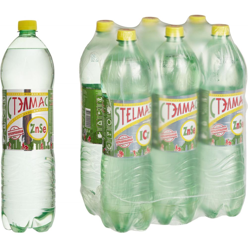 Вода питьевая Стэлмас негаз 1,5л.
