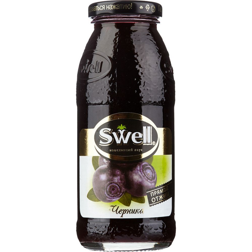 Нектар SWELL черничный 0.25 л.