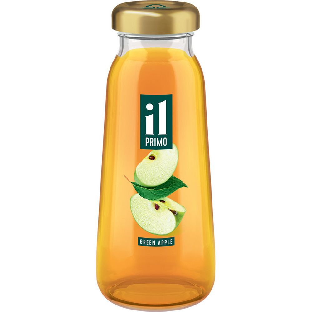 Сок IL Primo яблочный из зеленых яблок осветленный 0,2л.