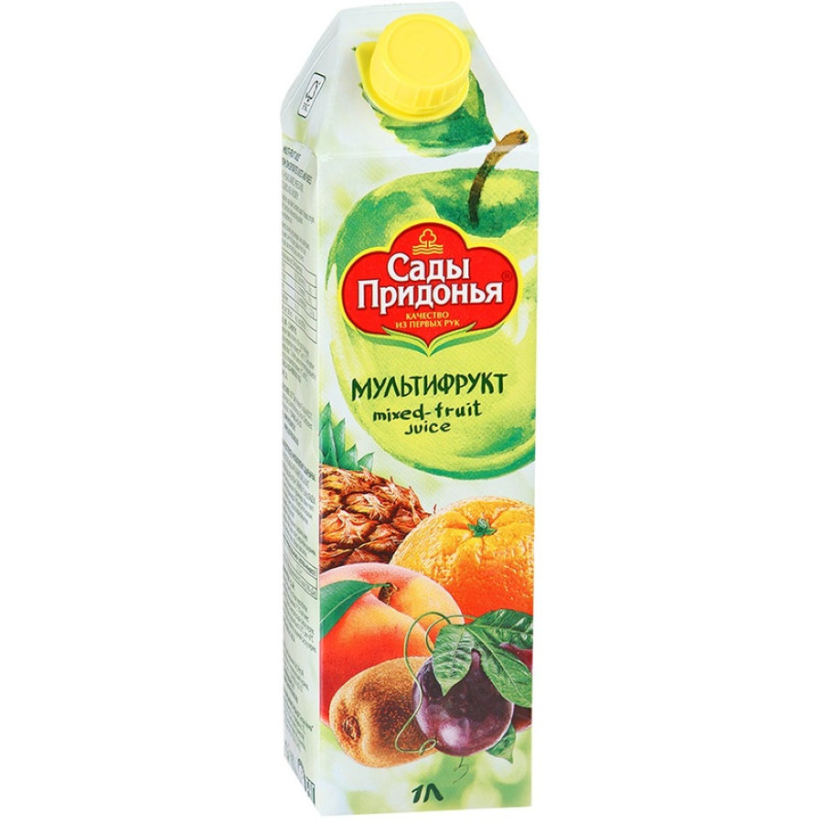 Сок Сады Придонья мультифруктовый с мякотью 1л