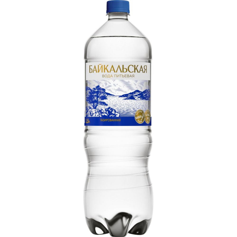 Вода питьевая Байкальская газированная 1,5л ПЭТ