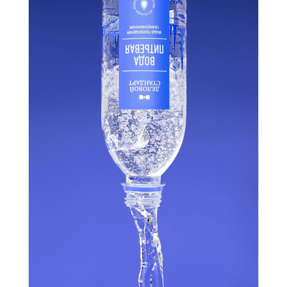 Вода питьевая Деловой Стандарт 0,5 газированная,ПЭТ