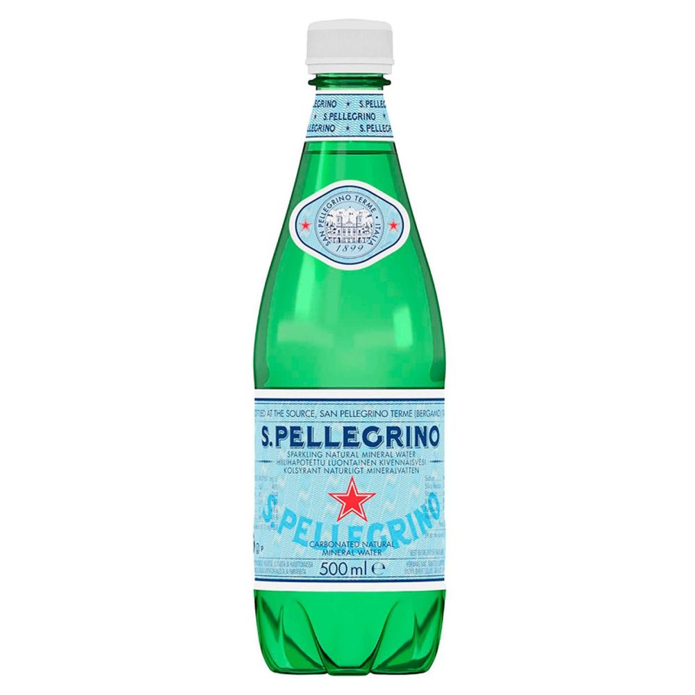 Вода минеральная San Pellegrino питьевая газ ПЭТ 0,5 л