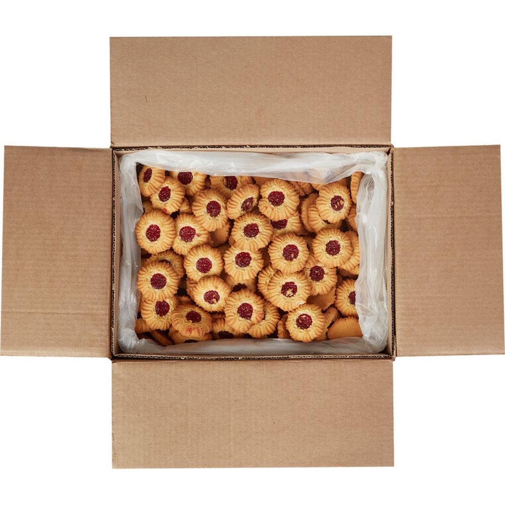 Печенье сдобное Курабье с вишневым джемом 4кг