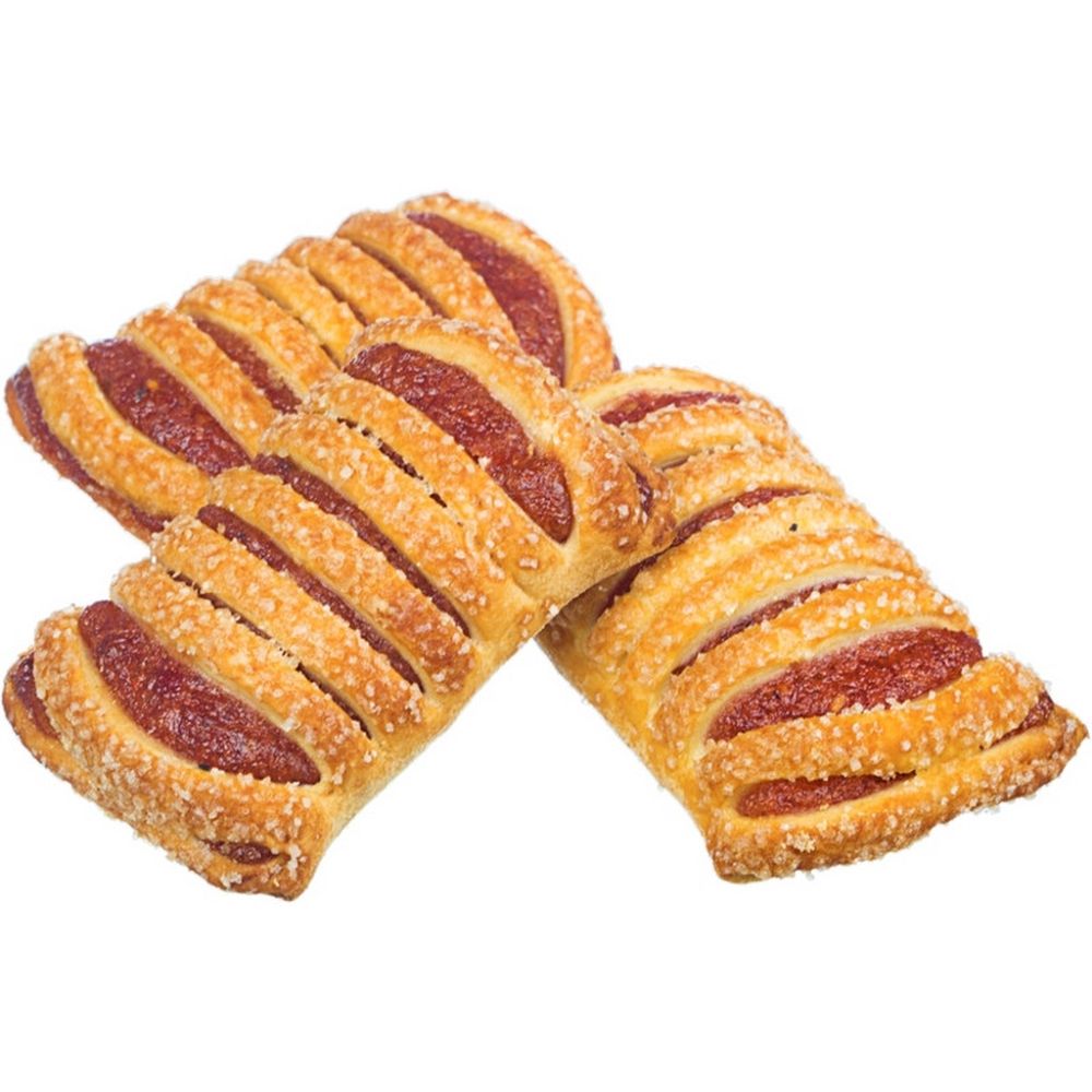 Печенье Полет слоеный десерт штрудлики с малиной, 500г