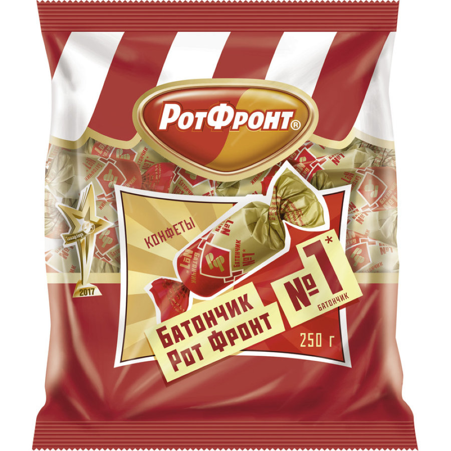 Конфеты Батончики Рот Фронт 250
