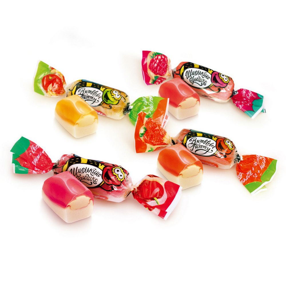 Конфеты желейные Шмелькино брюшко микс,1 кг