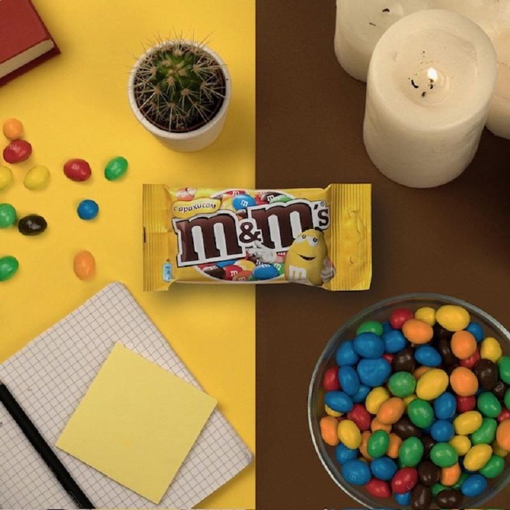 Конфеты Драже M&Ms с арахисом 45г