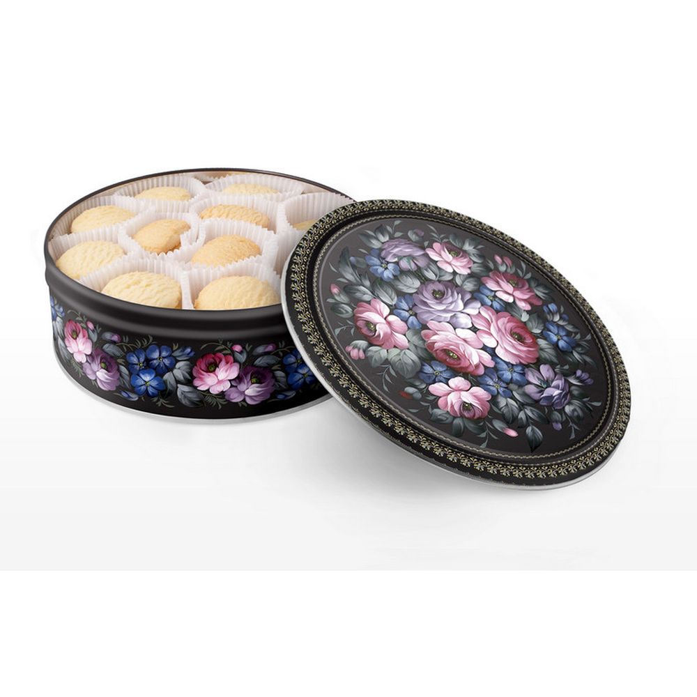 Печенье сдобное со сливочным маслом Русские узоры, 400гр