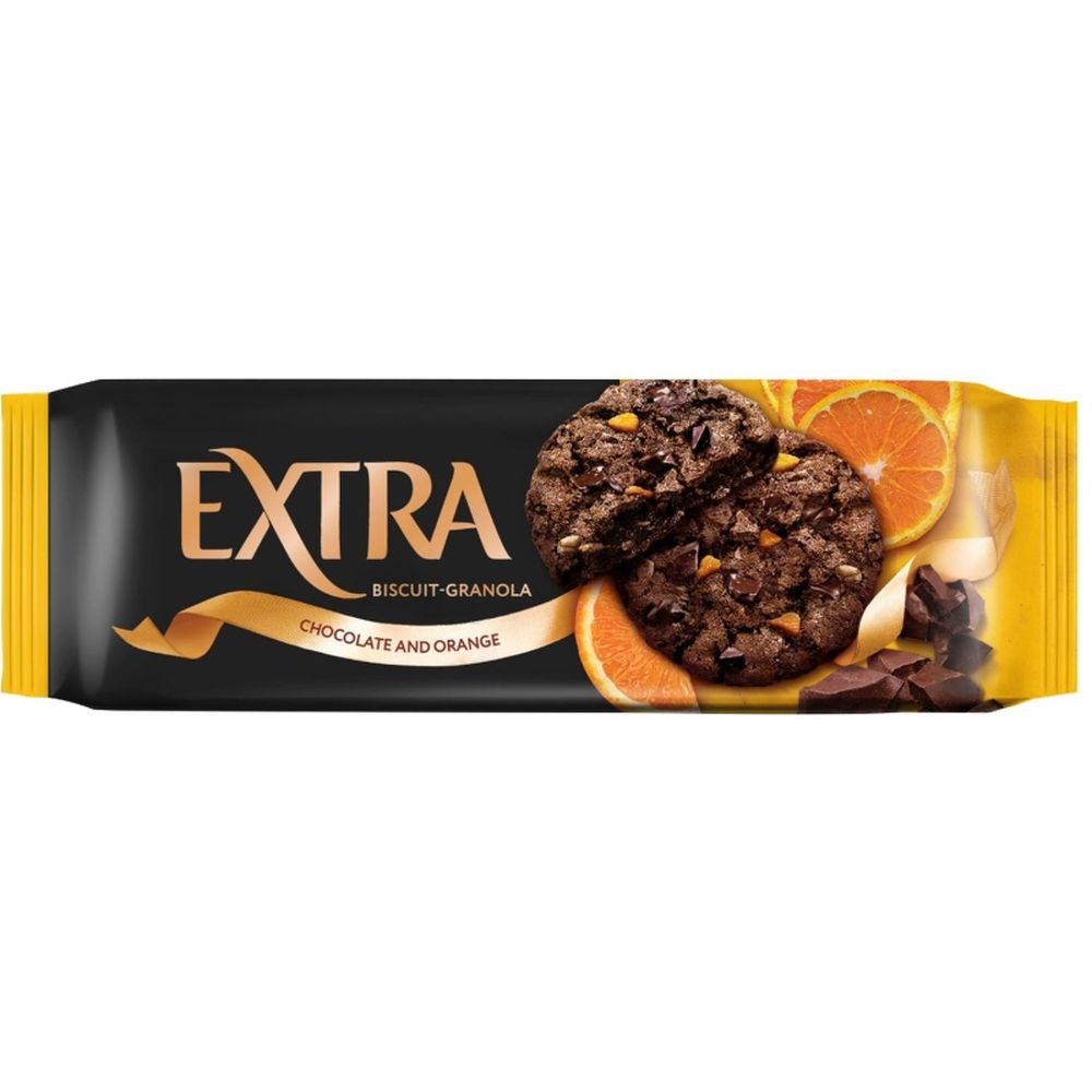 Печенье Kellogg s сдобное Гранола с шоколадом и апельсином, 150 гр