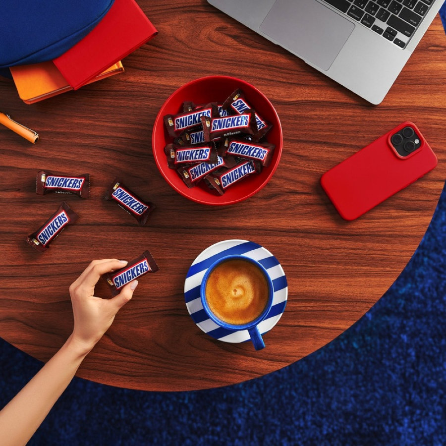 Шоколадный батончик Snickers миниc, 1кг