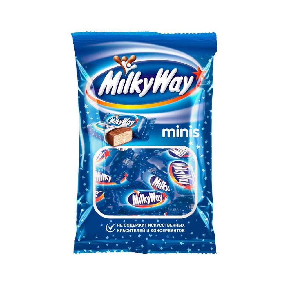 Шоколадный батончик Milky Way мини 176г