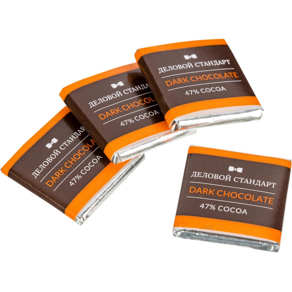 Шоколад порционный Деловой Стандарт темный 47%, 5г/160шт