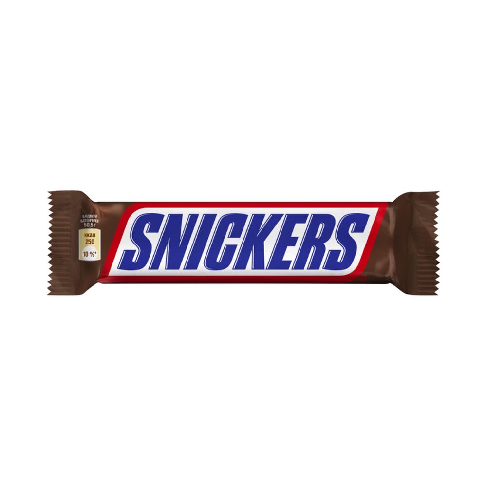 Шоколадный батончик Snickers 50,5г