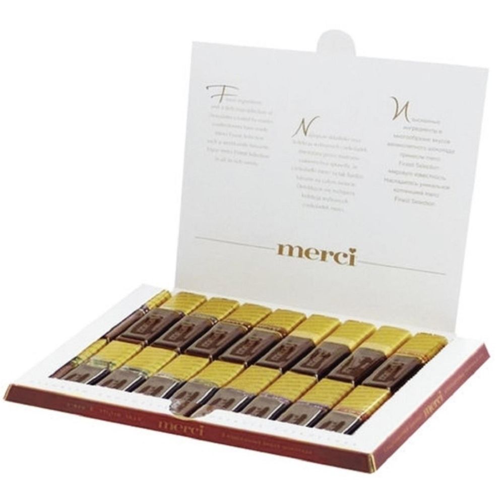 Набор конфет Merci темный ассорти, 250г