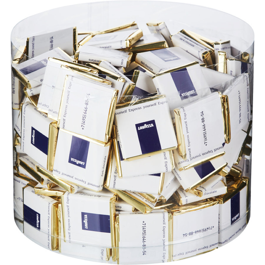 Шоколад порционный горький Lavazza ,5г/250шт
