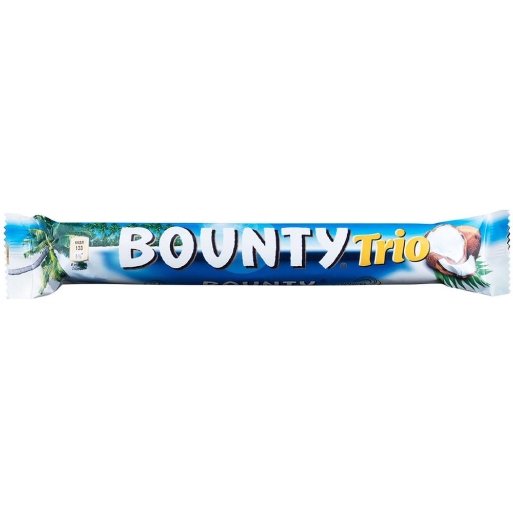 Шоколадный батончик Bounty трио 82,5г