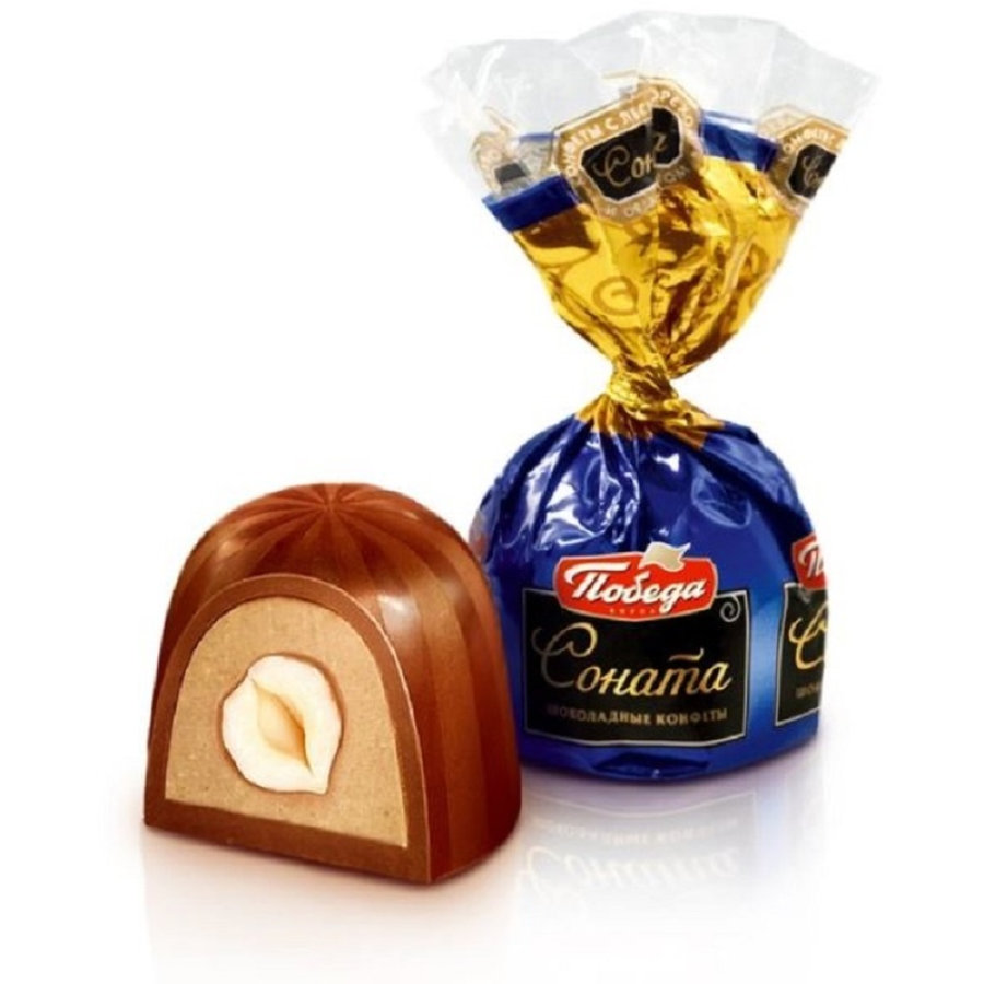 Конфеты Победа вкуса шоколадные Соната, 200г 