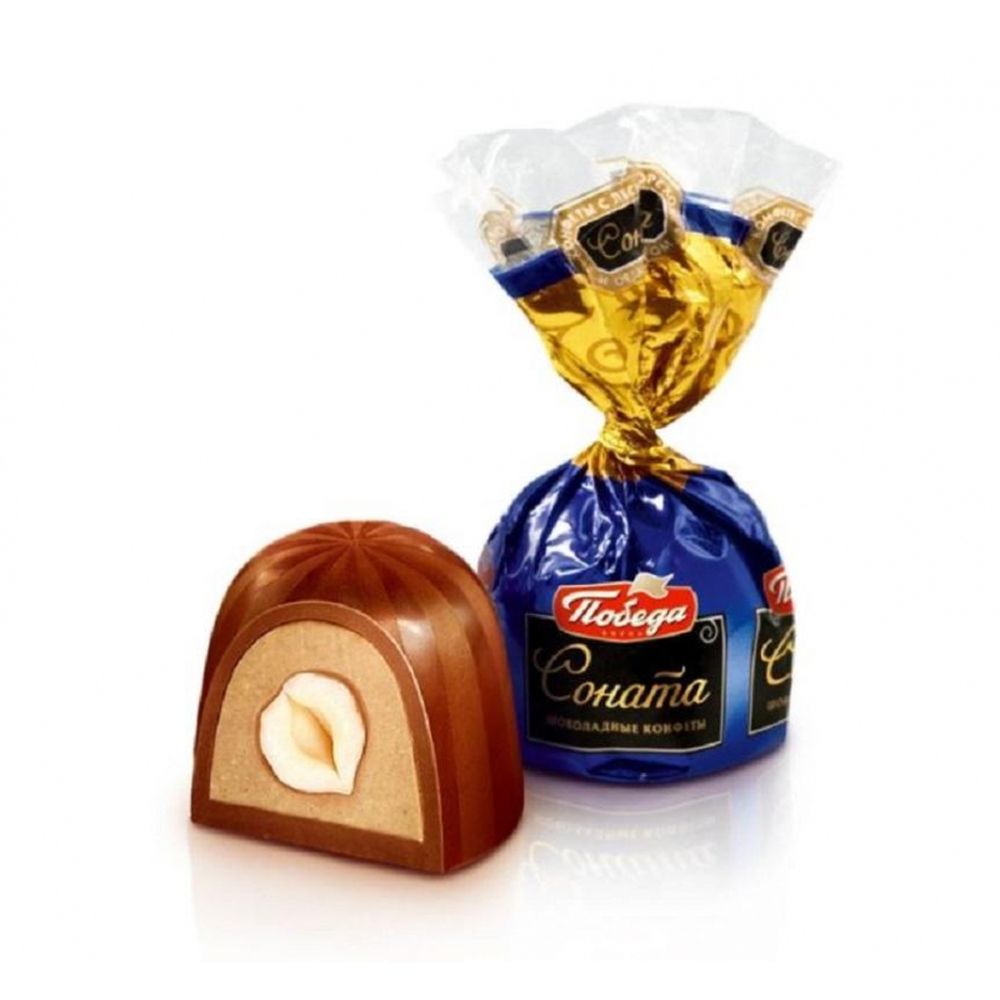 Конфеты Победа вкуса шоколадные Соната, 200г 