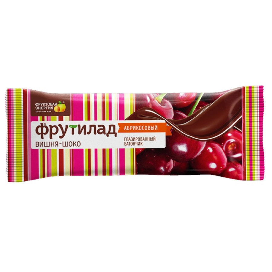 Батончик Фрутилад  Вишня в шоколаде, 40гx20шт/уп