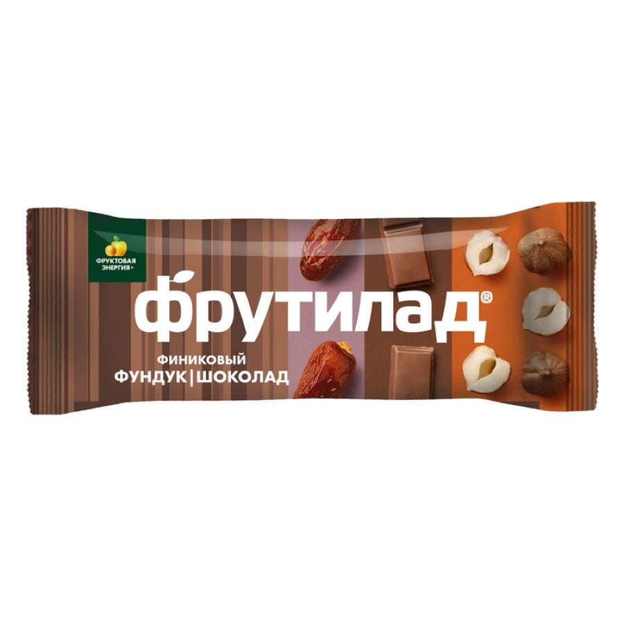 Батончик Фрутилад Финиковый с фундуком и шоколадом, 42гx20шт/уп