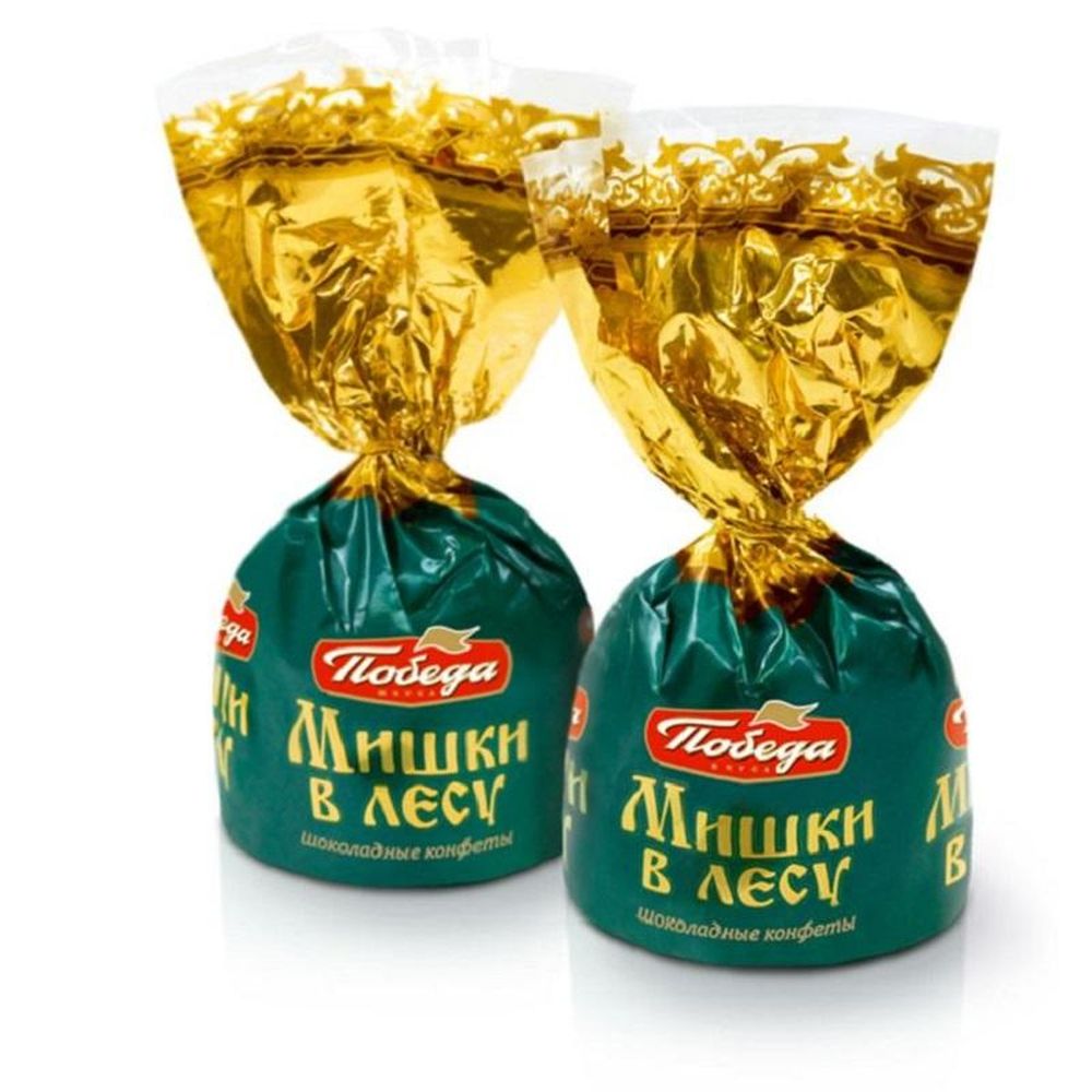 Конфеты шоколадные Мишки в лесу, 200г