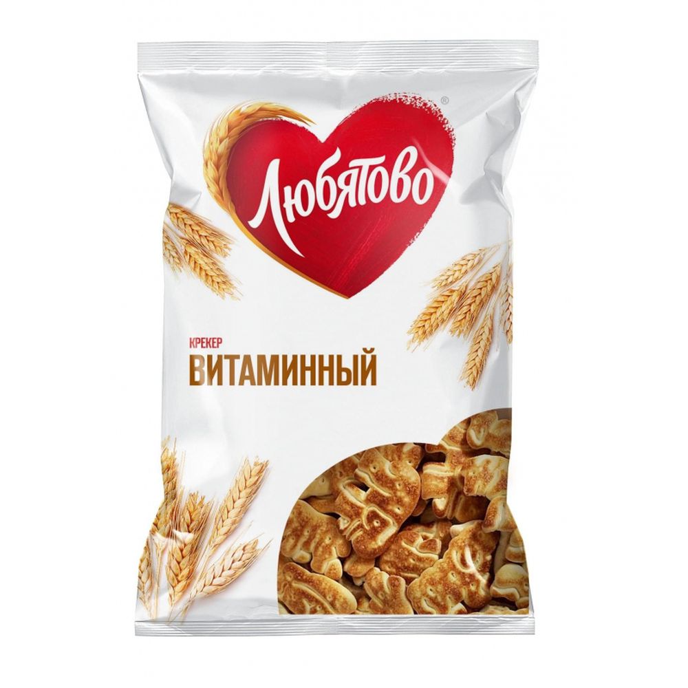 Крекер Любятово Витаминный, 300г