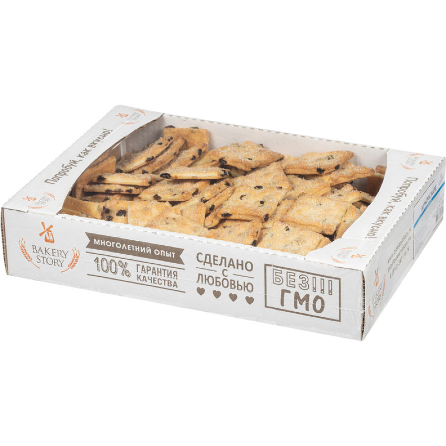 Печенье Bakery Story Изделие сдобное Крымское с изюмом, 2кг