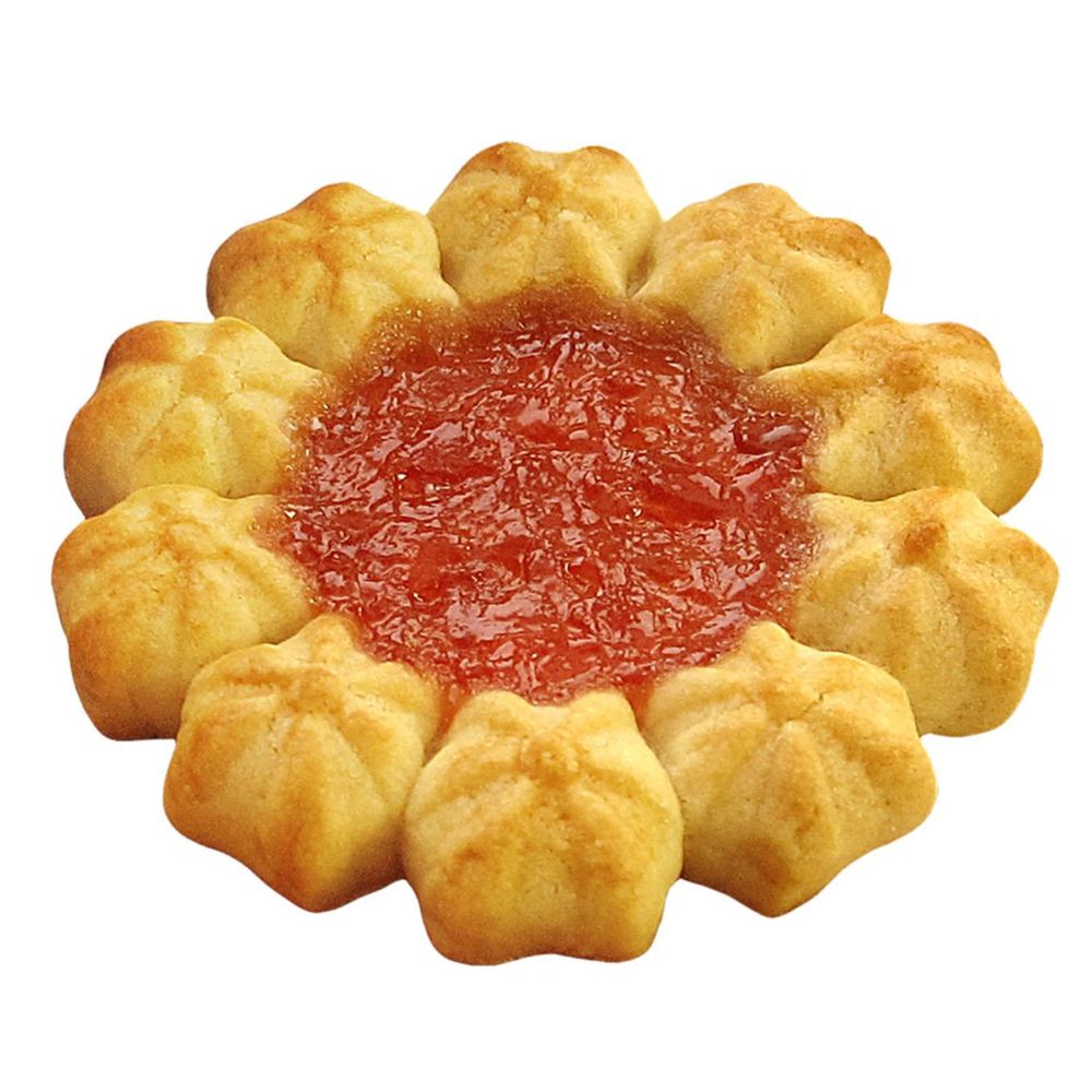 Печенье Дымка Арабеска с клубничным конфитюром, 3кг/уп