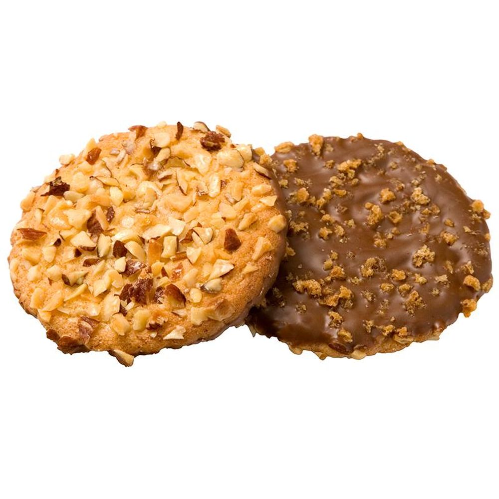 Печенье сдобное Деловой Стандарт Миндальное с шоколадом, 335г