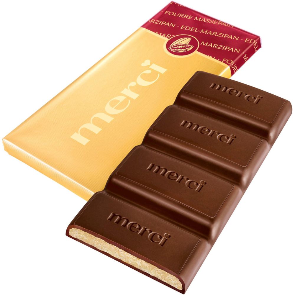 Шоколад Merci Марципан, 112г