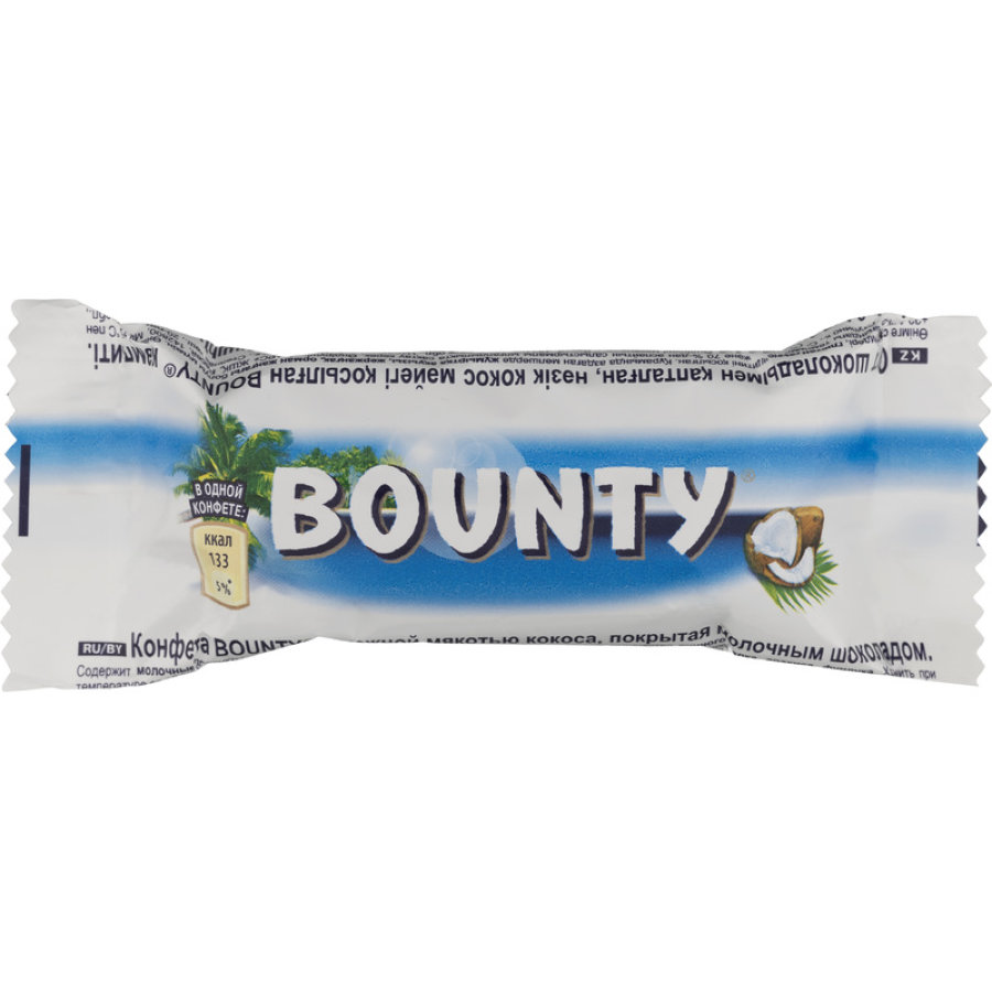 Шоколадный батончик Bounty Minis, 3кг/уп