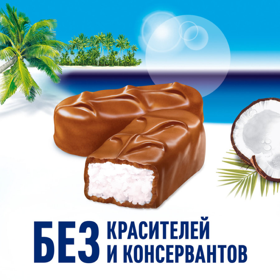 Шоколадный батончик Bounty Minis, 3кг/уп