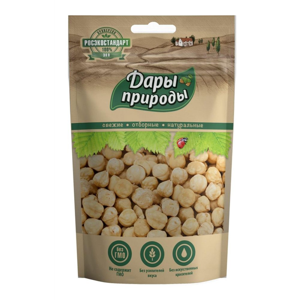Орехи Фундук Дары природы жаренный, 150г