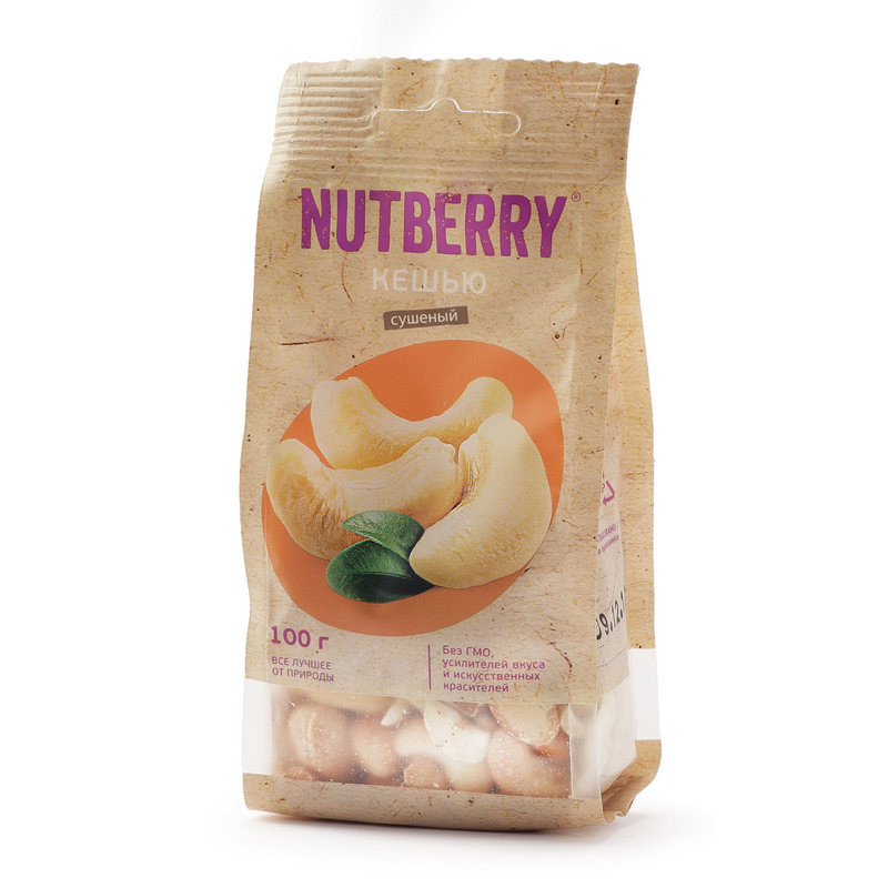 Орехи Nutberry кешью, 100г