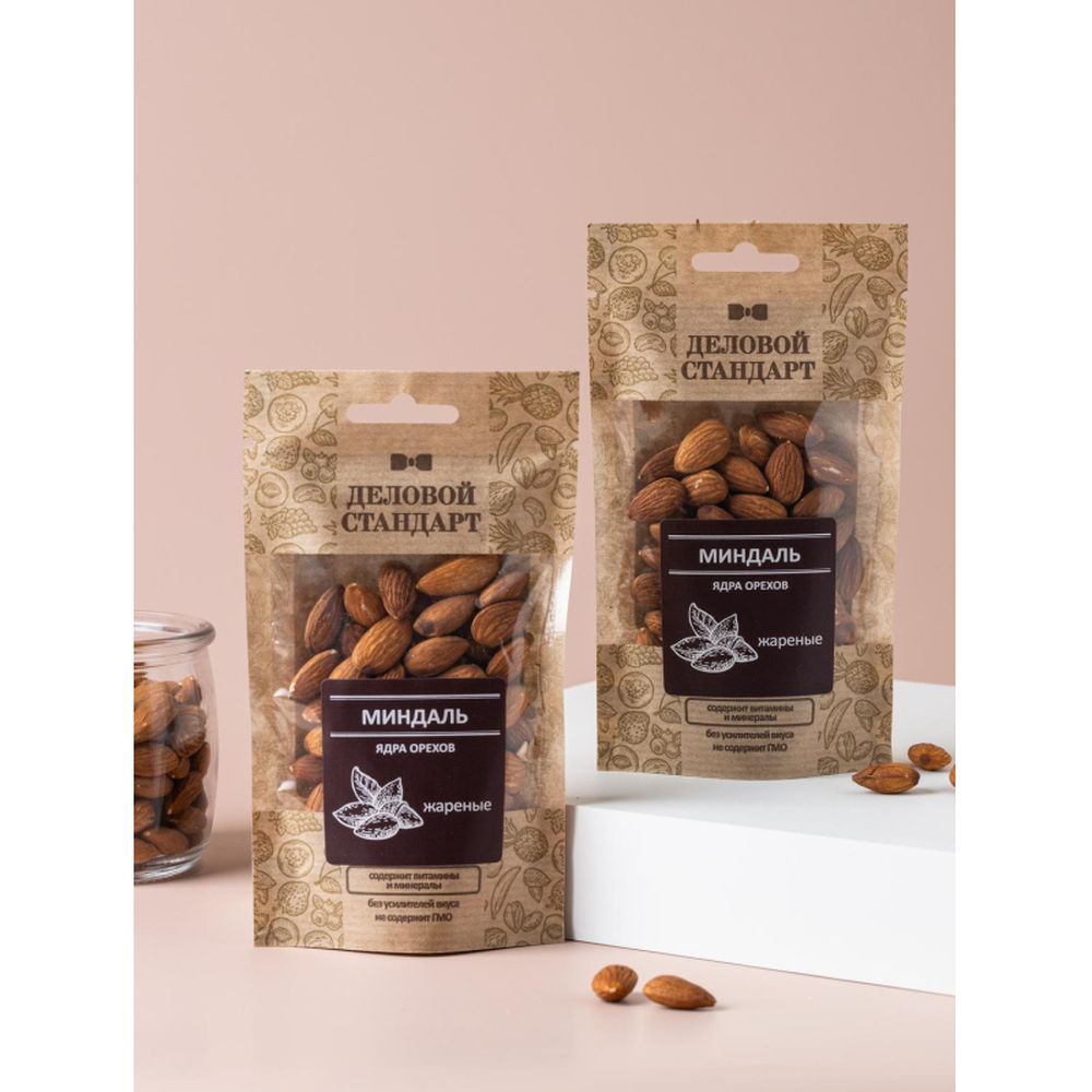Миндаль Деловой Стандарт жареный, 200г