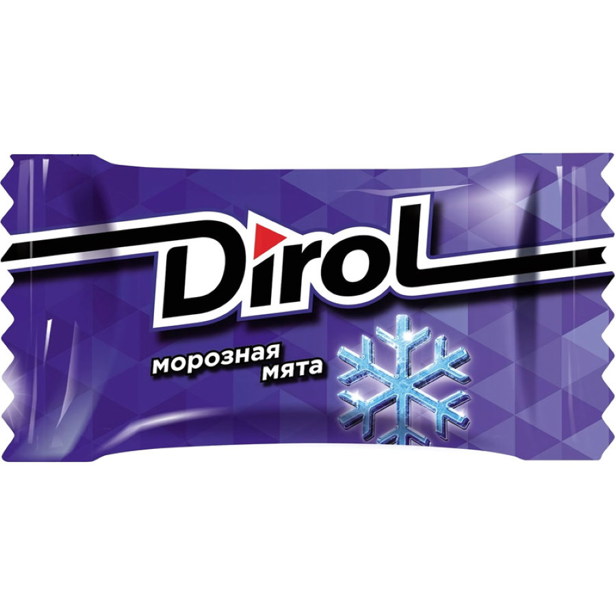 Жевательная резинка DIROL Морозная Мята 272г