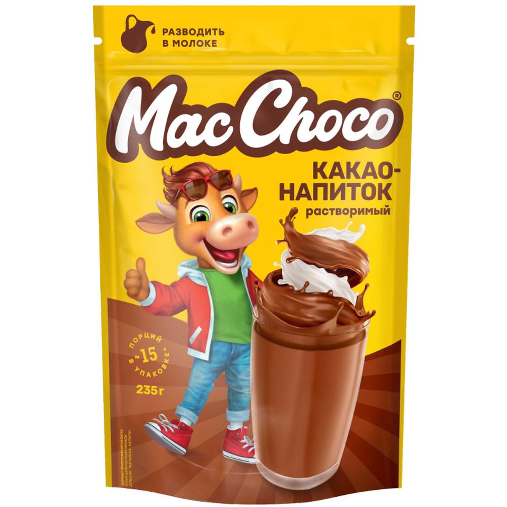Какао напиток MacChoco, 235гр