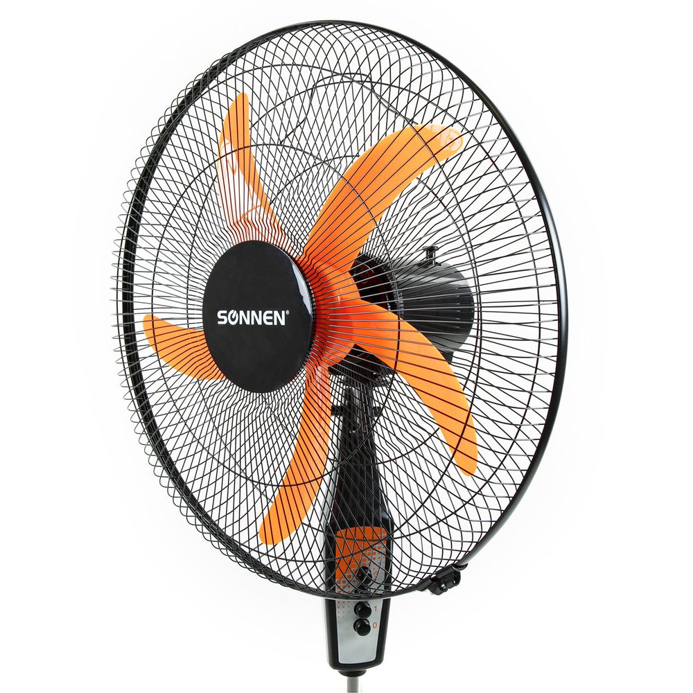 Вентилятор напольный, 3 режима, SONNEN TF-50W-45-А304, d=45 см, 50 Вт, черный, 454789, FS