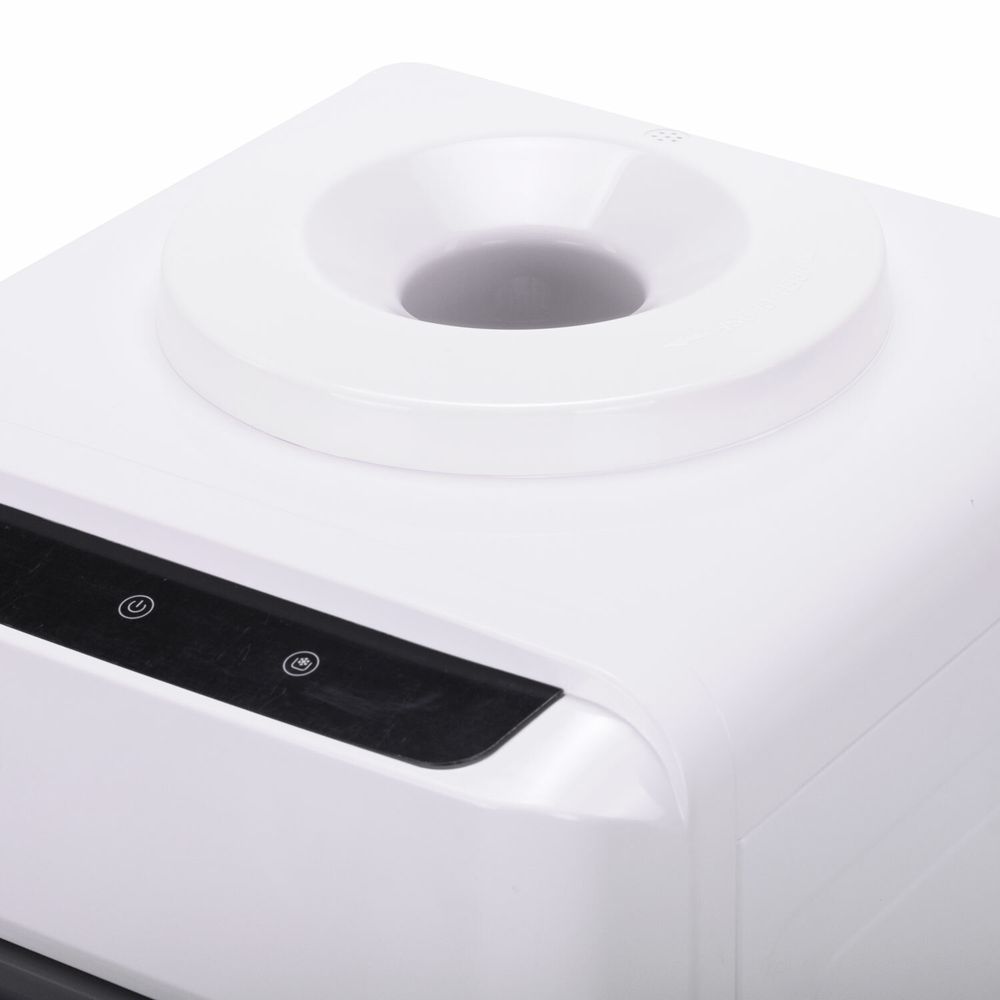 Кулер для воды SONNEN FSC-03AC, напольный, НАГРЕВ/ОХЛАЖДЕНИЕ КОМПРЕССОР, шкаф, 3 крана, белый