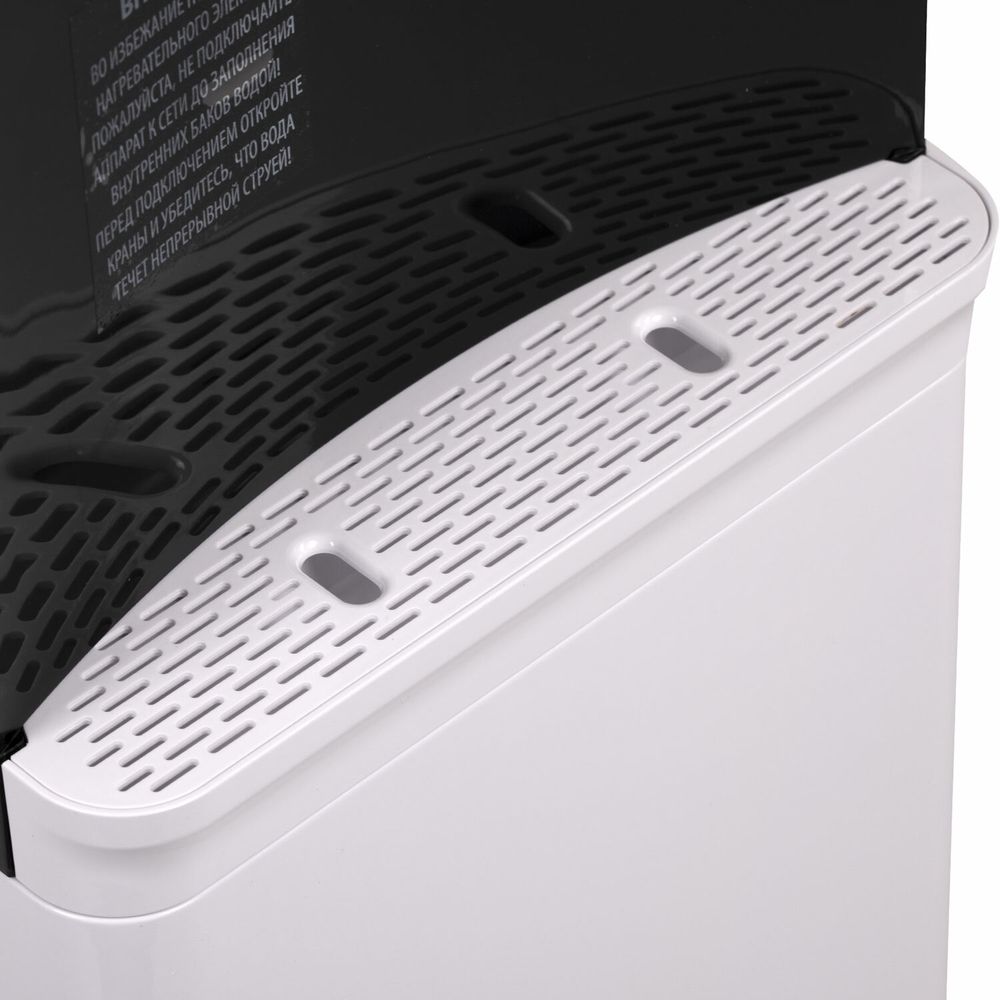 Кулер для воды SONNEN FSE-02SA, напольный, НАГРЕВ/ОХЛАЖДЕНИЕ ЭЛЕКТРОННОЕ, 2 крана, белый