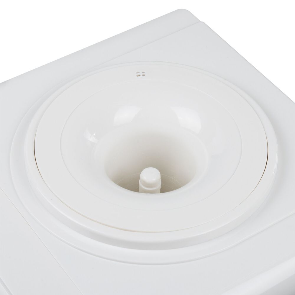 Кулер для воды SONNEN FSE-02Wc, напольный, НАГРЕВ/ОХЛАЖДЕНИЕ ЭЛЕКТРОННОЕ, шкаф, 2 крана, белый