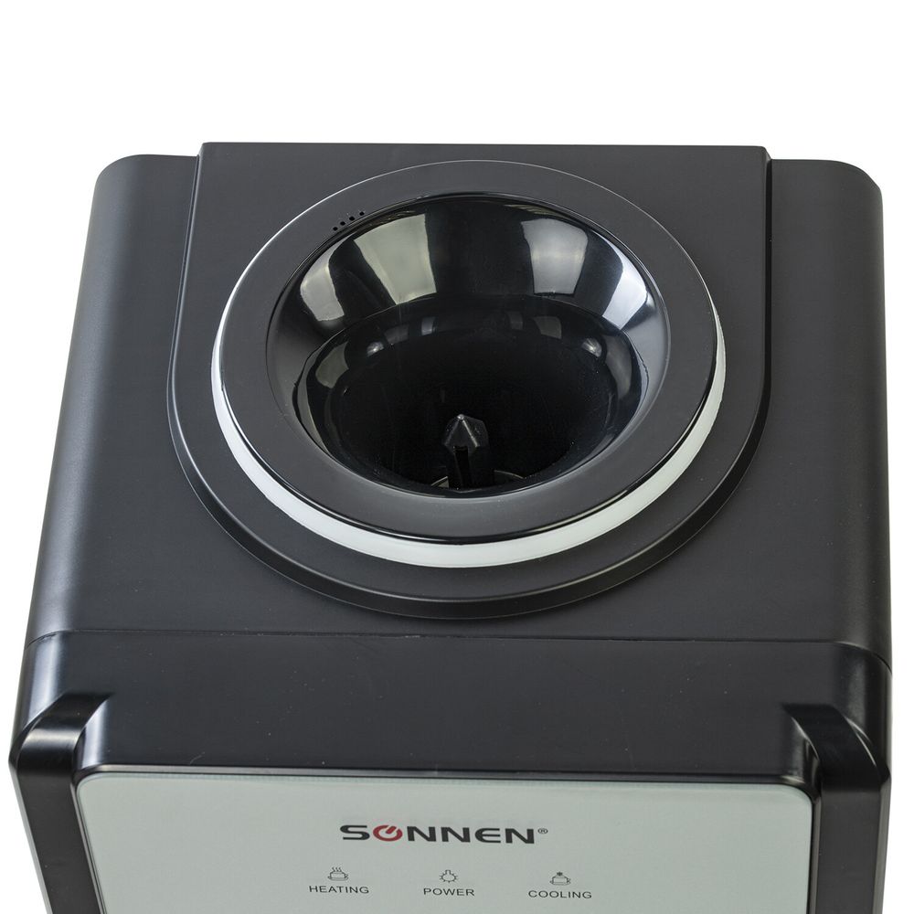 Кулер для воды SONNEN FSE-03Ri, напольный, НАГРЕВ/ОХЛАЖДЕНИЕ ЭЛЕКТРОННОЕ, 3 крана, шкаф