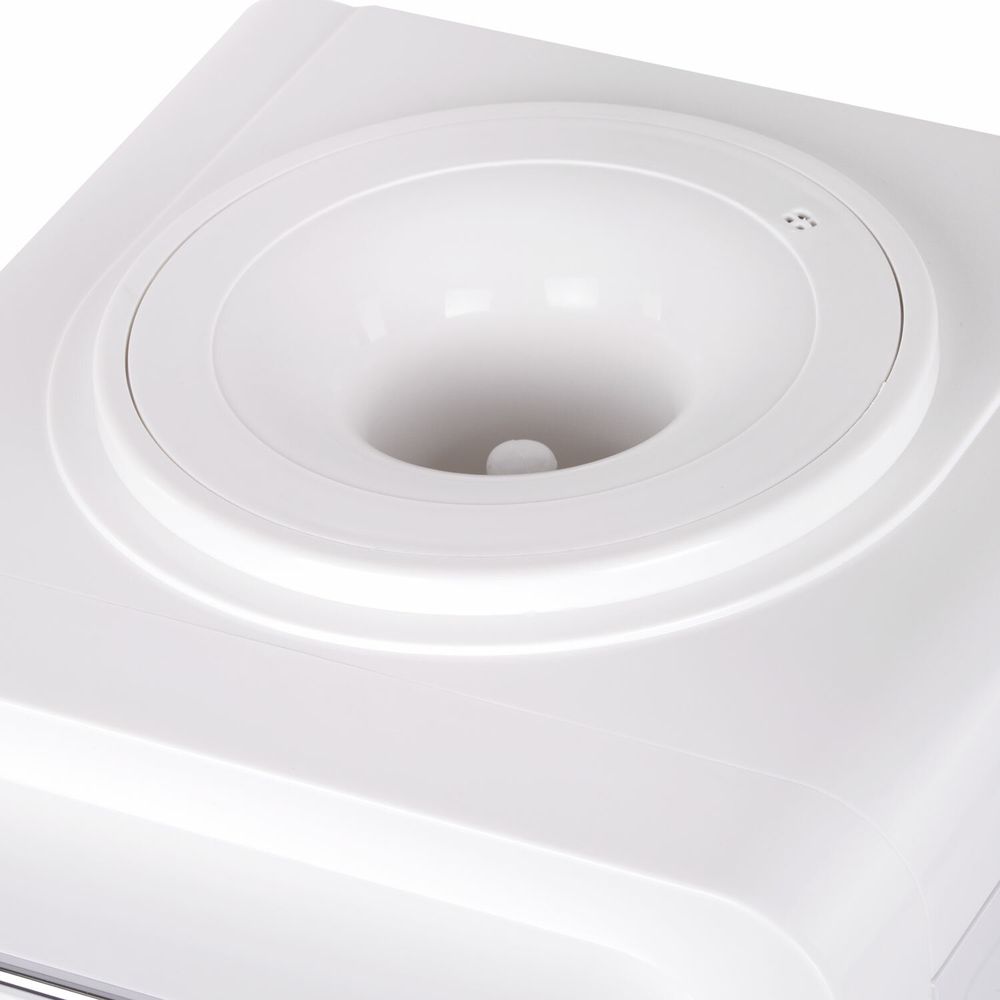 Кулер для воды SONNEN TSE-02W, настольный, НАГРЕВ/ОХЛАЖДЕНИЕ ЭЛЕКТРОННОЕ, 2 крана, белый