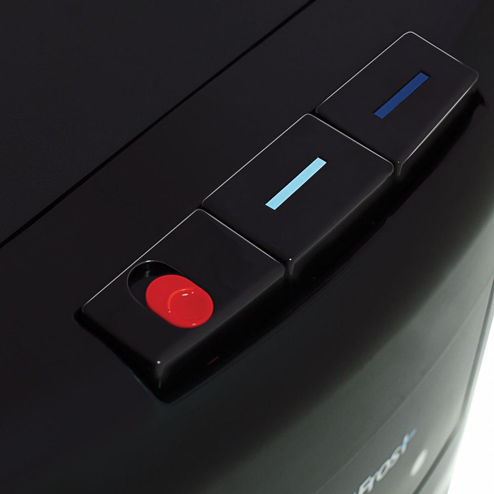 Кулер для воды HOT FROST 35AEN, напольный, НАГРЕВ/ОХЛАЖДЕНИЕ ЭЛЕКТРОННОЕ, 1 кран (3 кнопки), черный/серебро