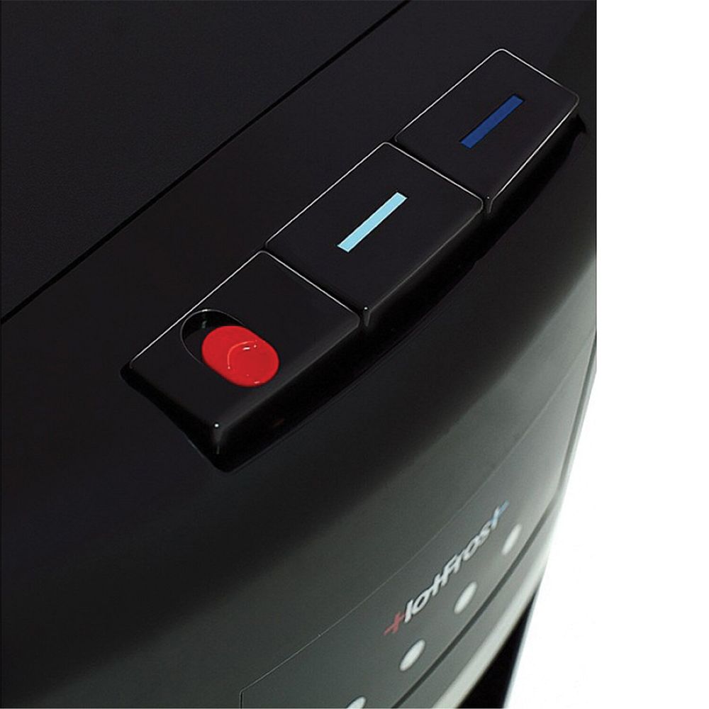 Кулер для воды HOT FROST 35AN, напольный, нагрев/охлаждение, 1 кран (3 кнопки), серебристый/черный, 