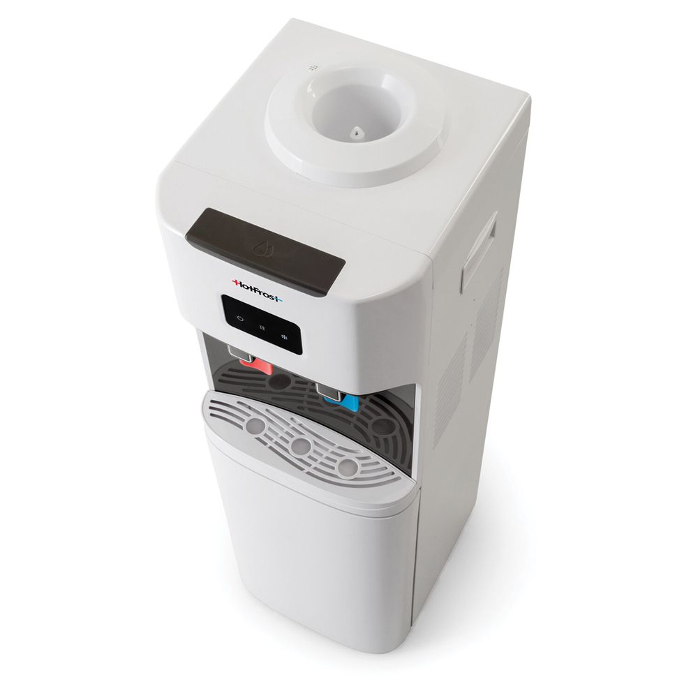 Кулер для воды HOT FROST V115B, напольный, НАГРЕВ/ОХЛАЖДЕНИЕ КОМПРЕССОРНОЕ, холодильник, 2 крана, 