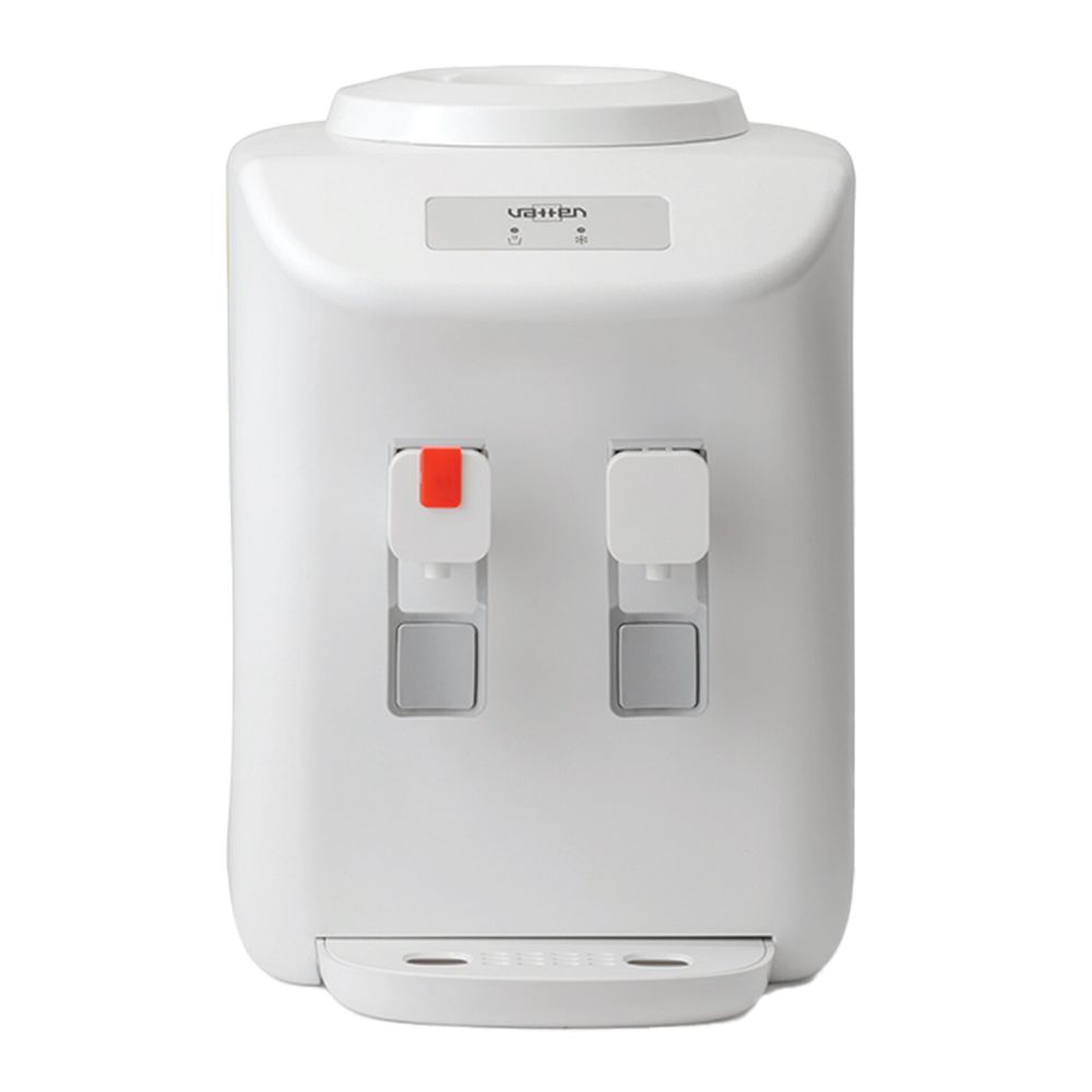 Кулер для воды VATTEN D27WE, настольный, НАГРЕВ/ОХЛАЖДЕНИЕ ЭЛЕКТРОННОЕ, 2 крана, белый