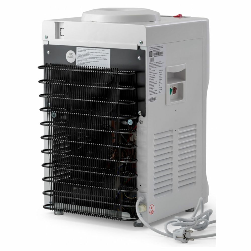 Кулер для воды VATTEN D45WK, настольный, НАГРЕВ/ОХЛАЖДЕНИЕ КОМПРЕССОРНОЕ, 3 крана, белый